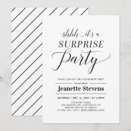 Minimale tribune voor zwarte en witte onderneminge kaart