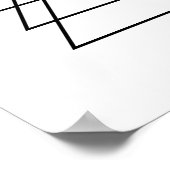 Minimale tripartiete test poster (Hoek)