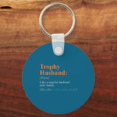 Minimale trofee Dat man Definitie Grappig Sleutelhanger (Voorkant)