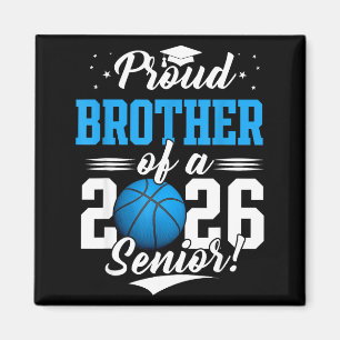 Minimale Trotse Broer 2026 Senior Basketbal Magneet
