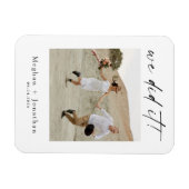 Minimale trouw-ontsnappingsreceptie Foto Magneet (Horizontaal)