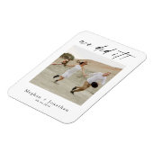 Minimale trouw-ontsnappingsreceptie Foto Magneet (Linkerzijde)