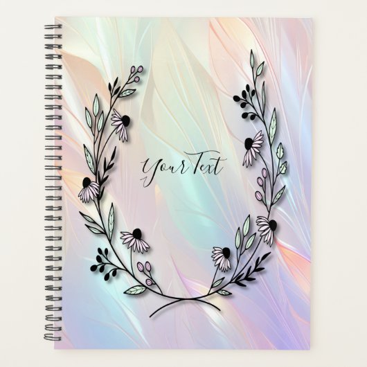 Minimale Trouwbloemenplanner Planner (Voorkant)