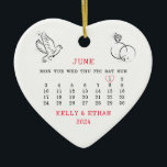 Minimale trouwdatum getrouwd 2024 keramisch ornament<br><div class="desc">Minimale huwelijksdatum getrouwd 2024 keramisch Ornament. Overeenkomende objecten beschikbaar.</div>