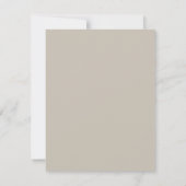 Minimale trouwkaart Save the Date-kaarten (Achterkant)