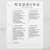 Minimale Trouwplanner 4 Maanden - 1 Week Pagina (Voorkant)