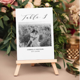 Minimale trouwtafel 3 Aantal en Afbeeldingen Aankondiging