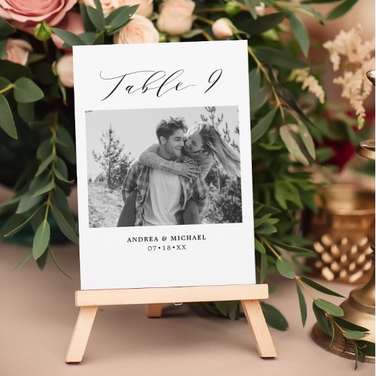 Minimale trouwtafel 9 Aantal en Afbeeldingen Kaart