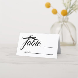 Minimale Trouwtafel Nummer Plaats Kaart Plaatskaartje