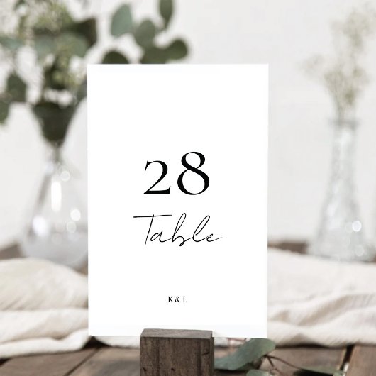 Minimale Trouwtafelnummers Kaart