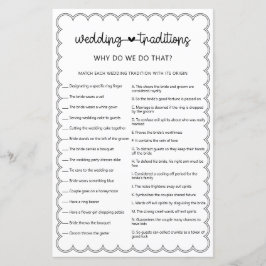 Minimale trouwtradities, bruidedoudespel