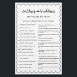 Minimale trouwtradities, bruidedoudespel fl flyer<br><div class="desc">Deze leuke, minimalistische vrijgezellenfeest is ontworpen om te coördineren met ons 'Scalloped Border'-Collectie. Het is een klassiek ontwerp met een unieke draai. De scalloped-rand is een soort van soort en zal dit spel zeker een beetje retro aanvoelen. Als u de aandacht van uw gast met dit unieke ontwerp wilt vangen,...</div>