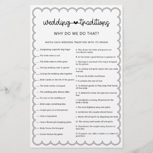 Minimale trouwtradities, bruidedoudespel fl flyer (Voorkant)