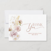 Minimale tuingriep bedankt voor uw kaartje kaart (Voorkant)