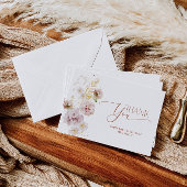 Minimale tuingriep bedankt voor uw kaartje kaart