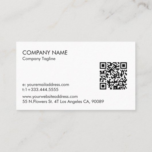 Minimale turquoise blauwe tinten linnen Burlap sto Visitekaartje (Achterkant)