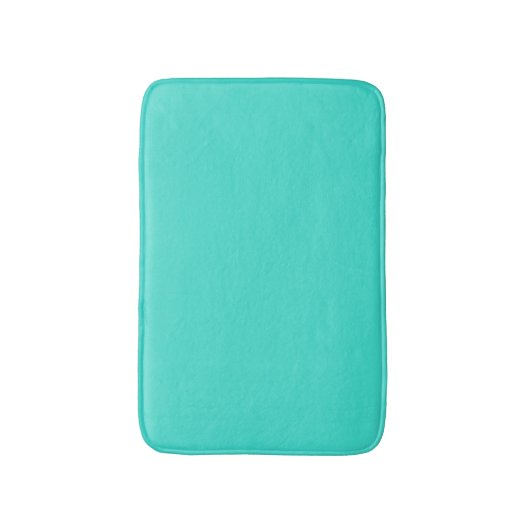 Minimale turquoise stevige, elegante moderne badmat (Voorkant Verticaal)