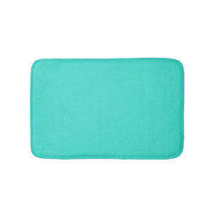 Minimale turquoise stevige, elegante moderne badmat