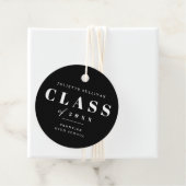 Minimale typeafstudeerpartij bedankjes labels (In situ)