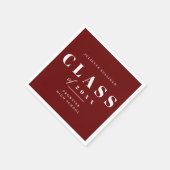 Minimale typeafstudeerpartij servet (Hoek)