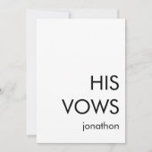 Minimale typografie Aangepast elke kleur zijn stem Kaart (Voorkant)