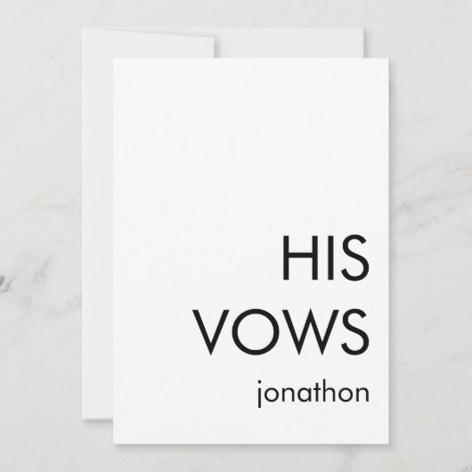 Minimale typografie Aangepast elke kleur zijn stem Kaart (Voorkant)