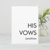 Minimale typografie Aangepast elke kleur zijn stem Kaart (Staand voorkant)