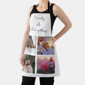 Minimale Typografie Aangepaste Collage Foto Schort (Insitu)