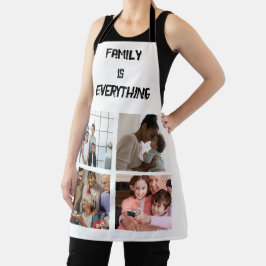 Minimale Typografie Aangepaste Collage Foto Schort