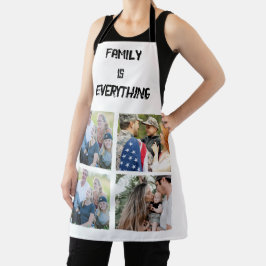 Minimale Typografie Aangepaste Collage Foto Schort