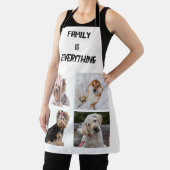 Minimale Typografie Aangepaste Collage Foto Schort (Insitu)