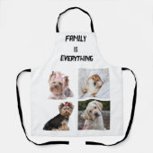 Minimale Typografie Aangepaste Collage Foto Schort (Voorkant)