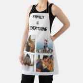 Minimale Typografie Aangepaste Collage Foto Schort (Insitu)