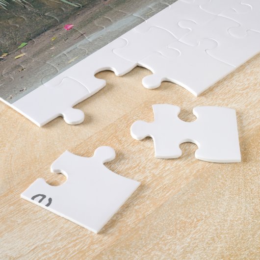 Minimale Typografie Aangepaste foto Afstuderen Legpuzzel (Zijkant)