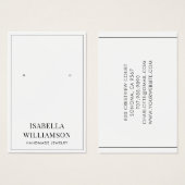 Minimale Typografie Border Visitekaartje (Voorkant /achterkant)