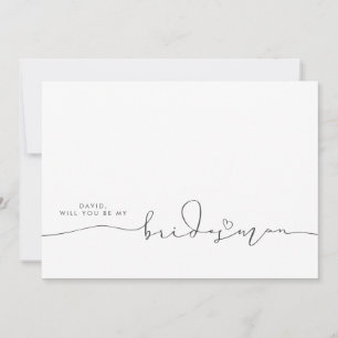 Minimale Typografie Editable Colors Bridesman