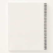 Minimale typografie esthetisch notitieboek journaa (Achterkant)