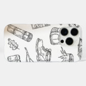 Minimale typografie esthetische telefoonhoes | out Case-Mate iPhone case (Achterkant (horizontaal))