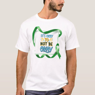 Minimale typografie Funny Mental Health T-shirt