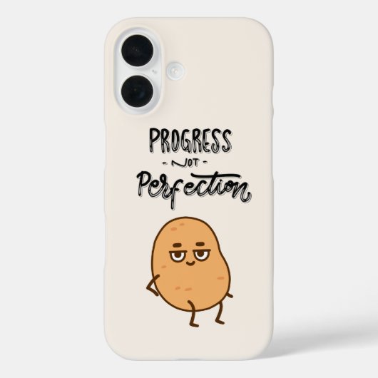 Minimale typografie grappige telefoonhoes Case-Mate iPhone case (Achterkant)