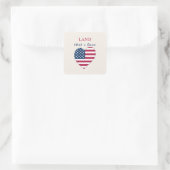 Minimale typografie moderne patriottische sticker (Tas)