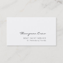 Minimale typografie Nautical Sailing Crew Name