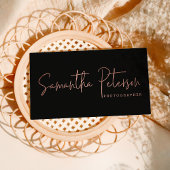 Minimale typografie premade logo visitekaartje