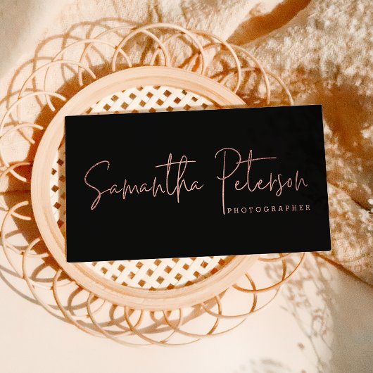 Minimale typografie premade logo visitekaartje