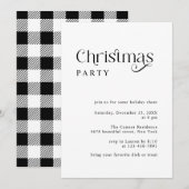 Minimale Typografie Retro Kerstfeest Kaart (Voorkant / Achterkant)