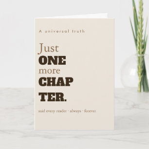 Minimale typografie Schone wenskaart Kaart