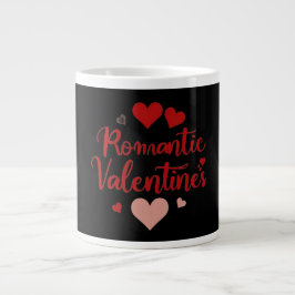 Minimale typografie Valentijnsdag liefde ontwerp | Grote Koffiekop