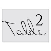 Minimale Typografische Fun, maar formele bruiloft Kaart (Achterkant)