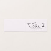 Minimale Typografische Fun, maar formele bruiloft Kaart (Buitenkant ongevouwen)