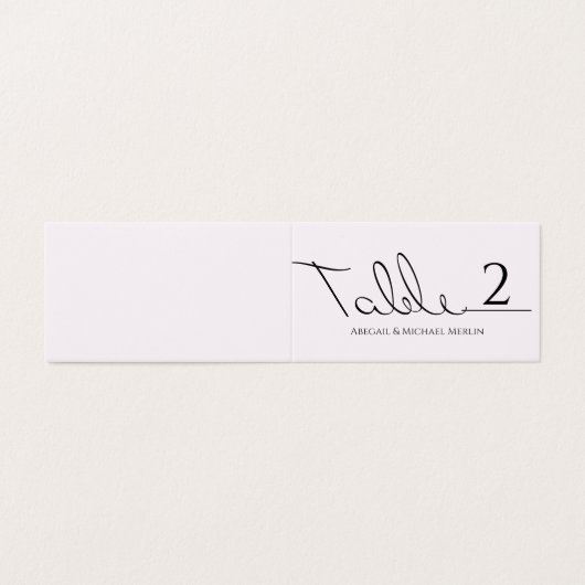 Minimale Typografische Fun, maar formele bruiloft Kaart (Buitenkant ongevouwen)